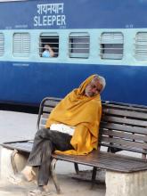 On the platform